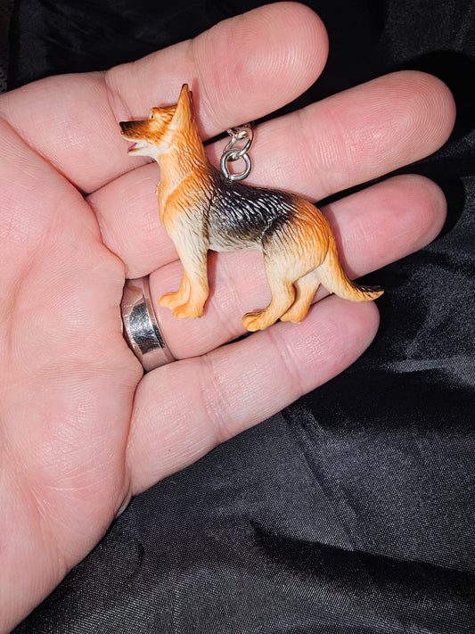 Dog Keychain - German Shepherd