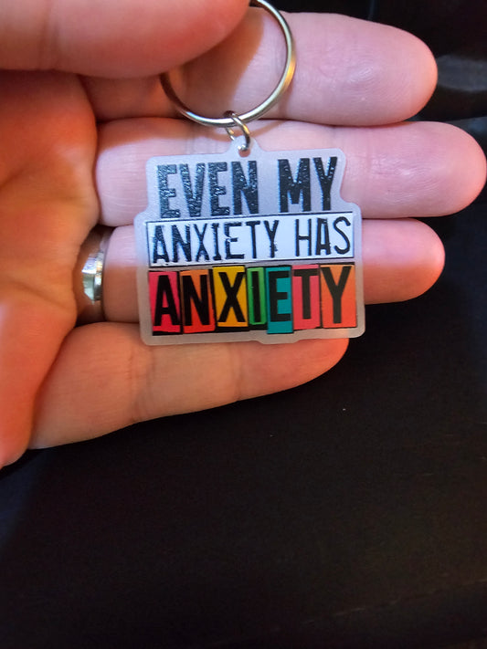 Funny Keychain - Anxiety