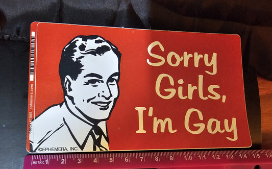 Sticker - Sorry Girls