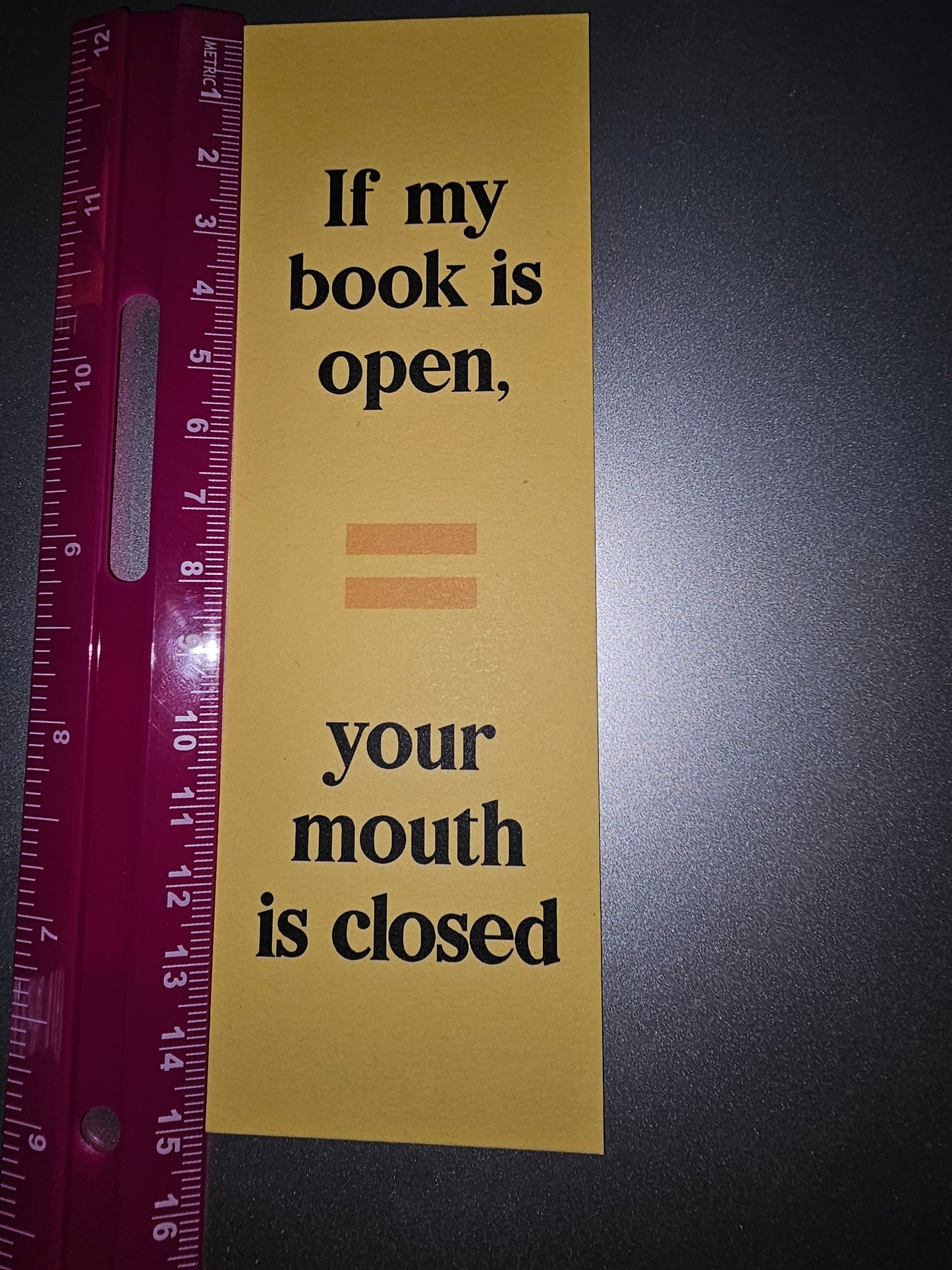 Bookmark - If my book is open