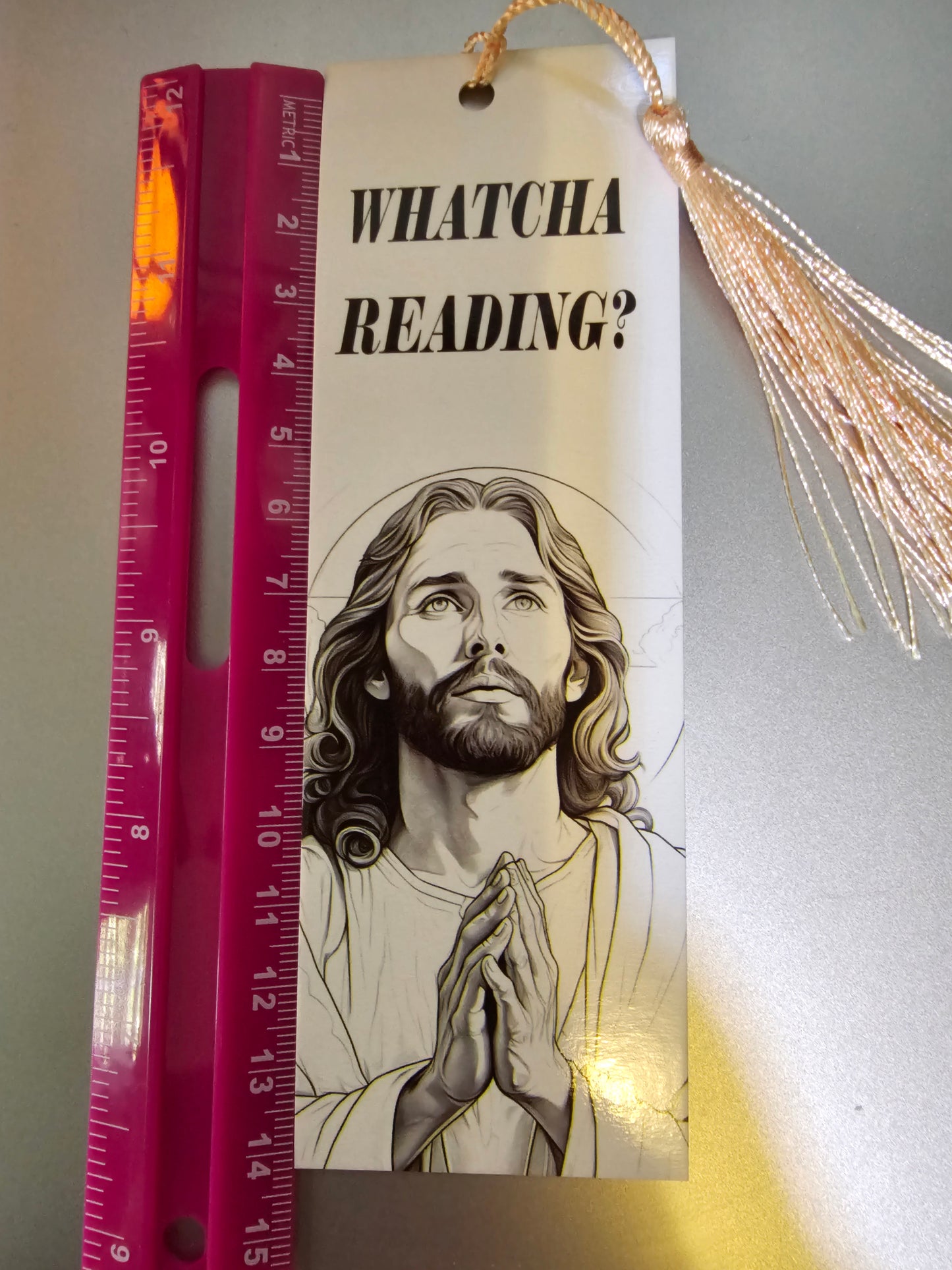 Bookmark - Jesus "Whatcha Reading?"