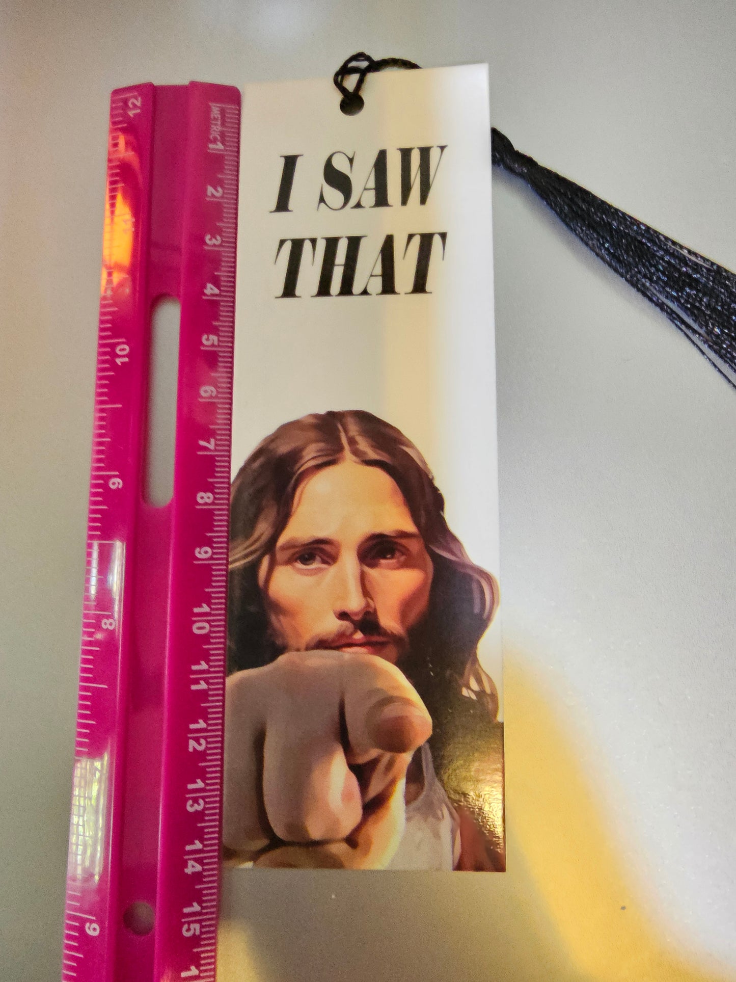 Bookmark - Jesus "I saw that"