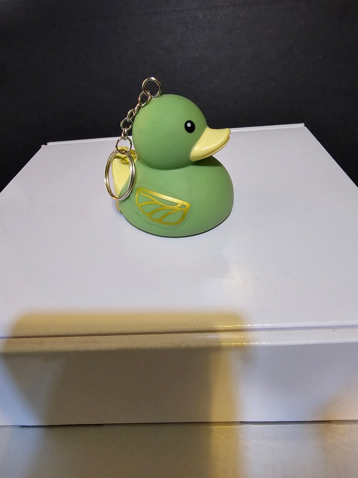 Ducky keychain - green