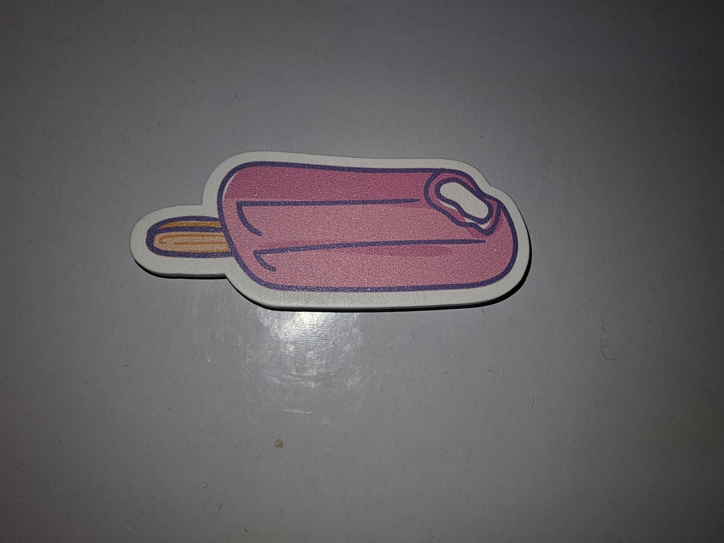 Popcicle magnet - pink