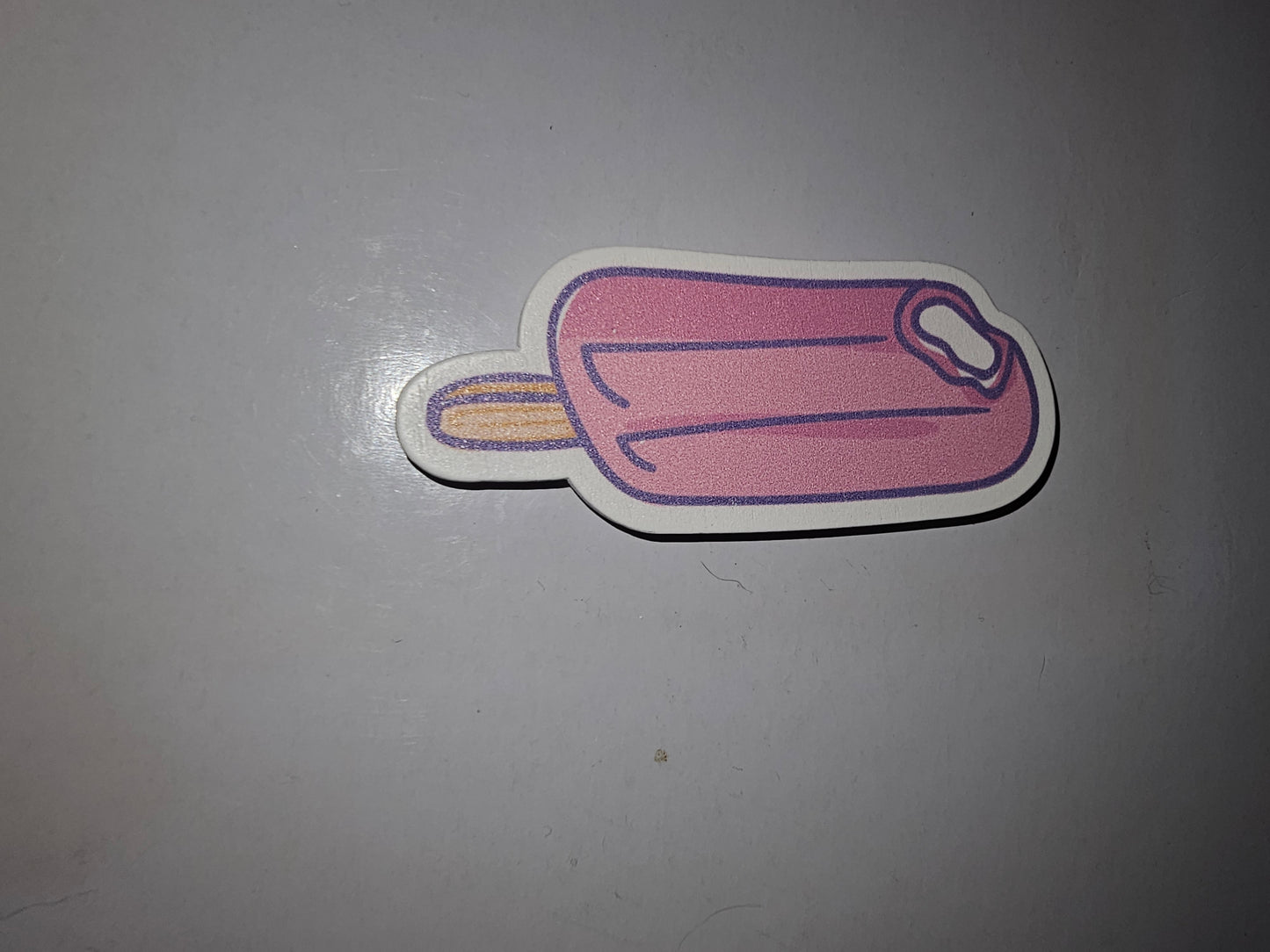 Popcicle magnet - pink