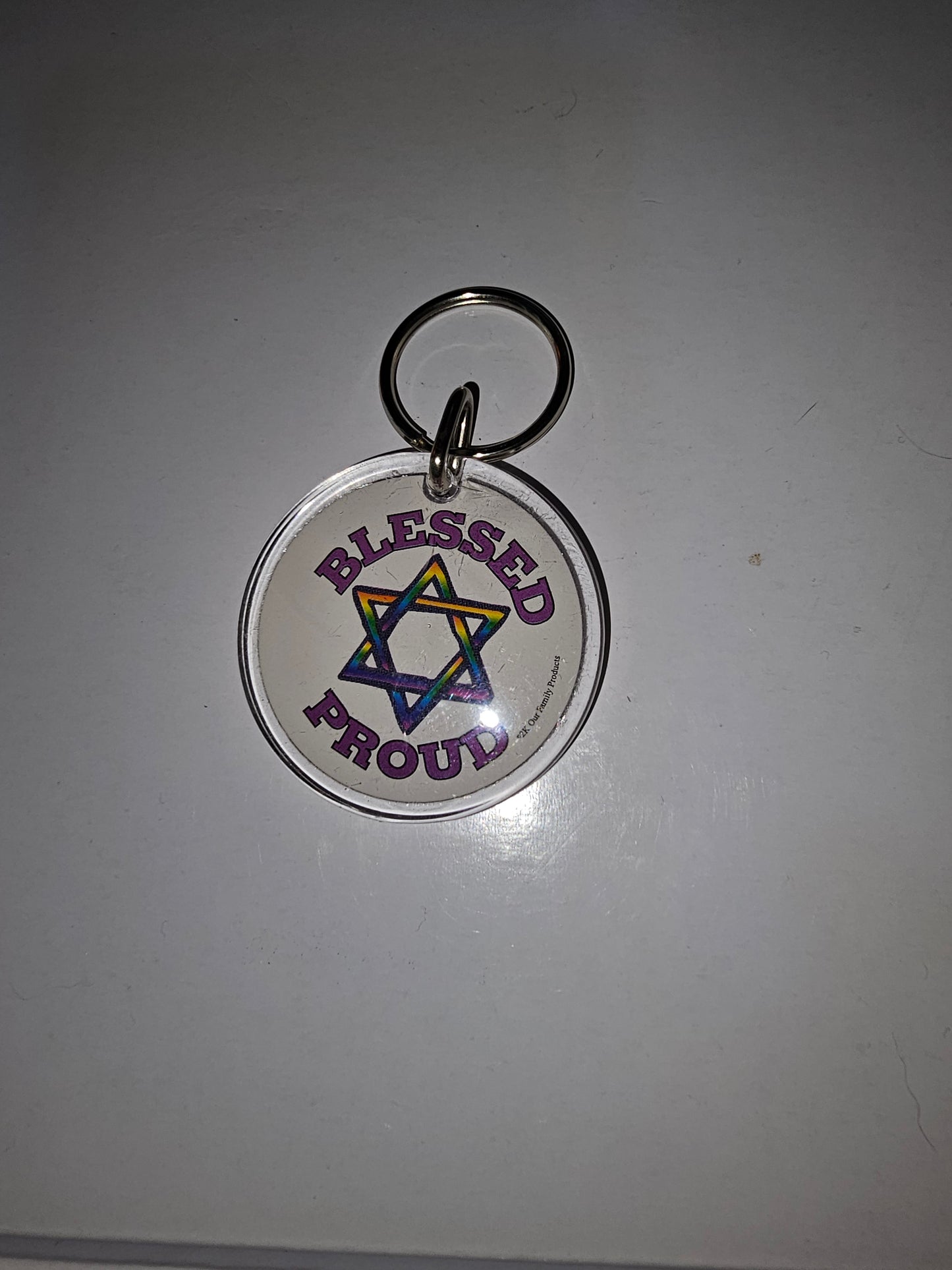 Pride Keychain - Jewish Pride