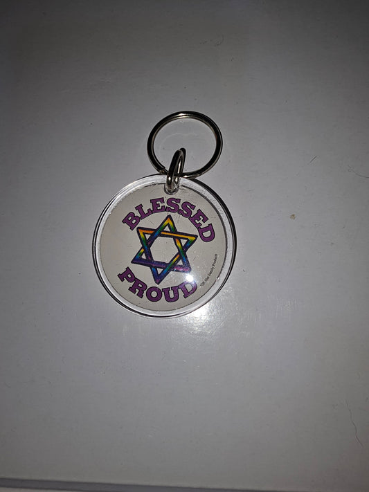 Pride Keychain - Jewish Pride