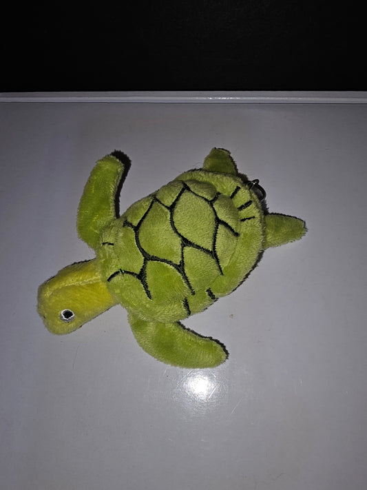Turtle keychain - plush