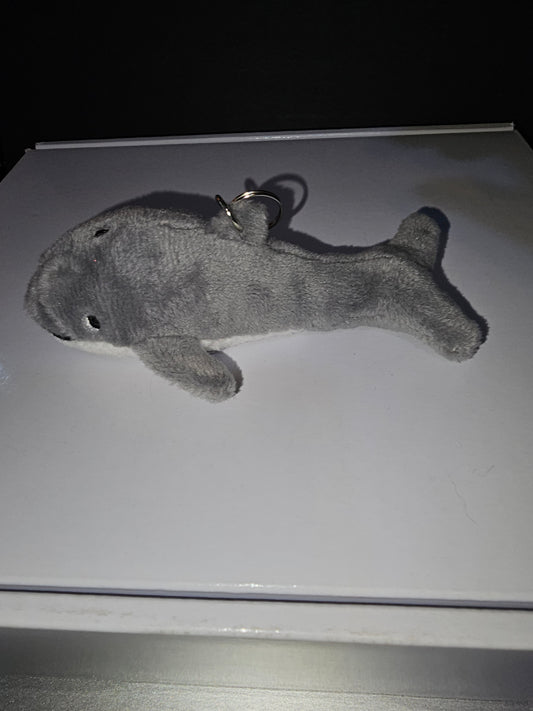 Dolphin keychain - plush