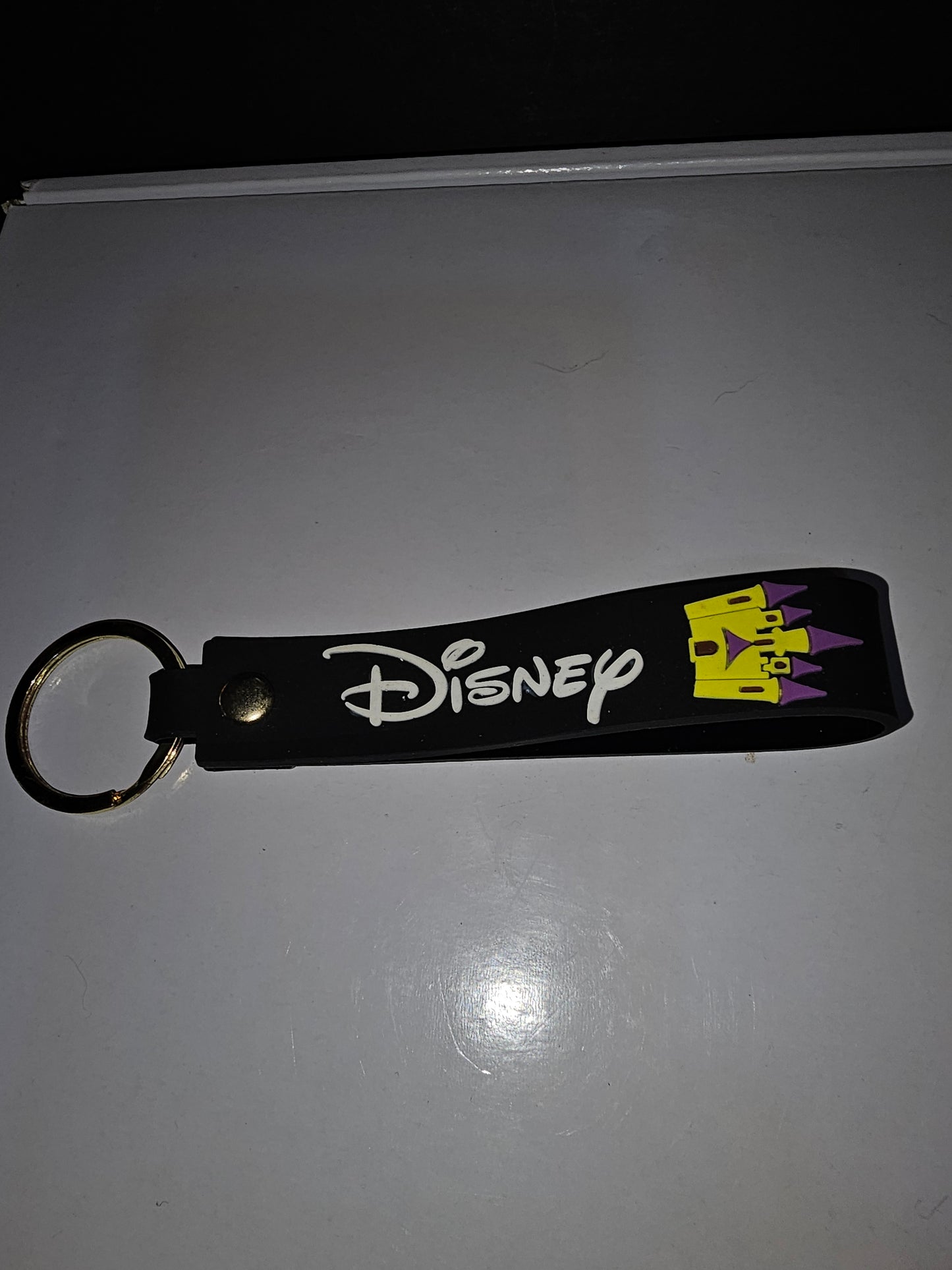 Disney castle keychain