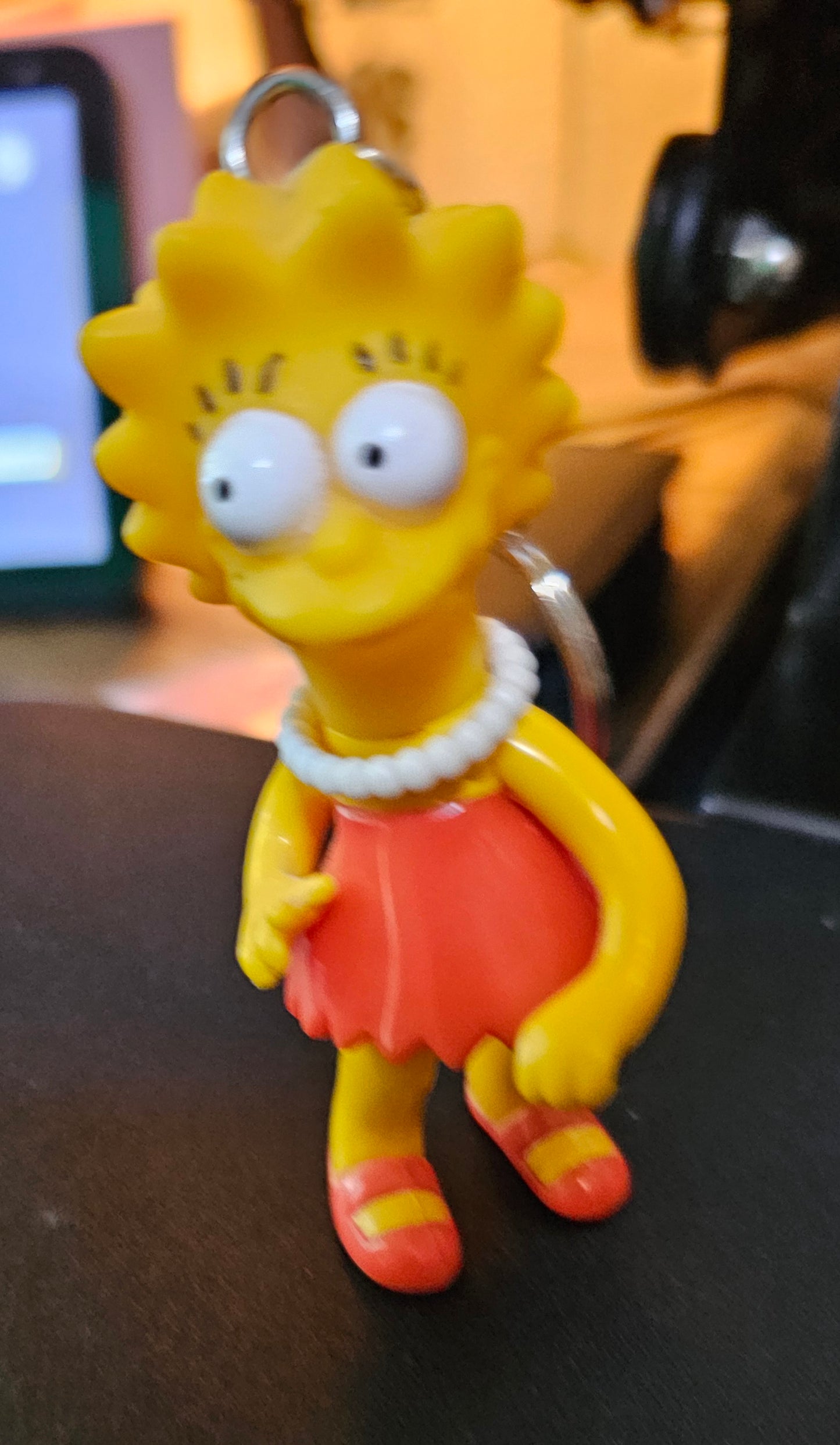 Lisa Simpson keychain