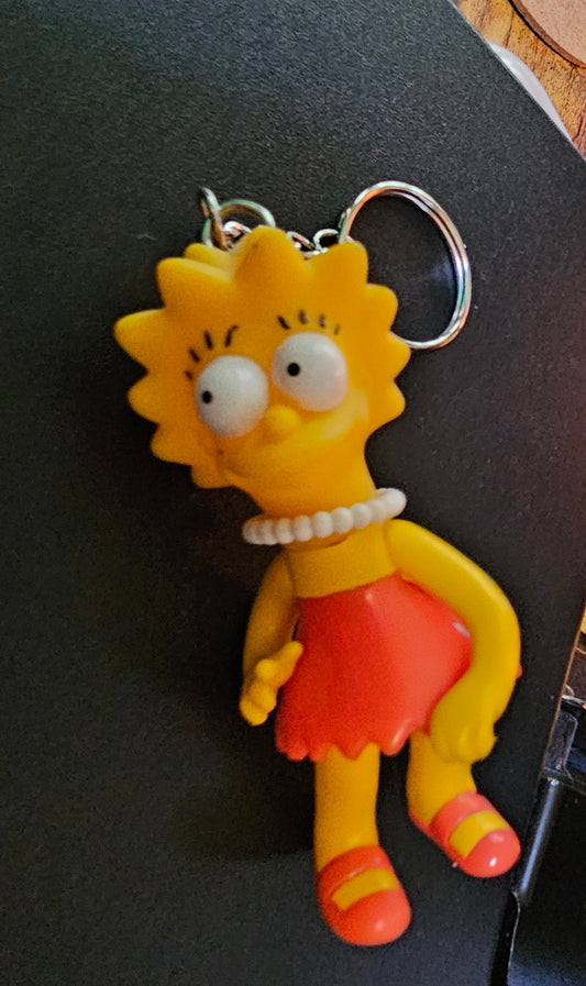 Lisa Simpson keychain