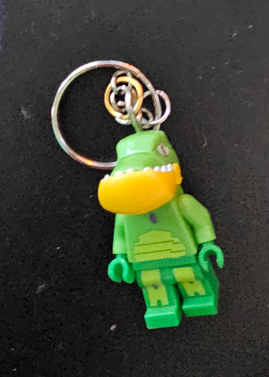 Lego Alligator Man Keychain