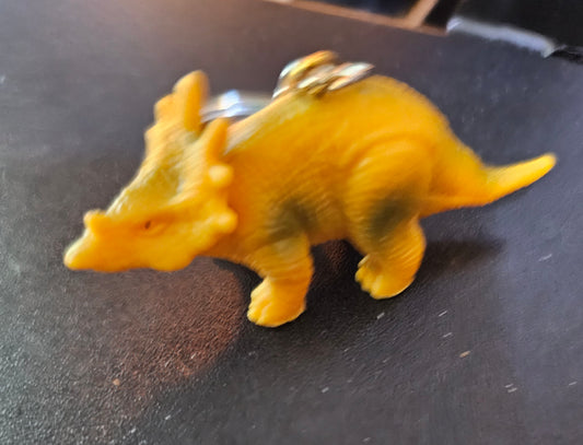 Dinosaur Keychain - Triceratops