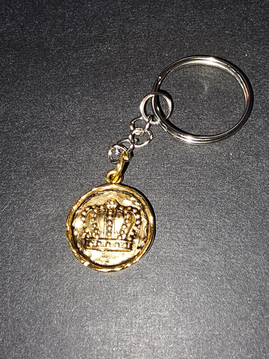 Crown pendant keychain