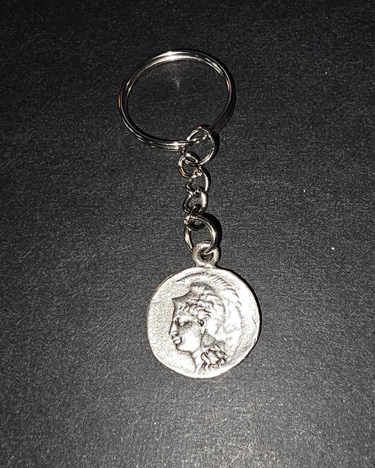 Roman pendant keychain