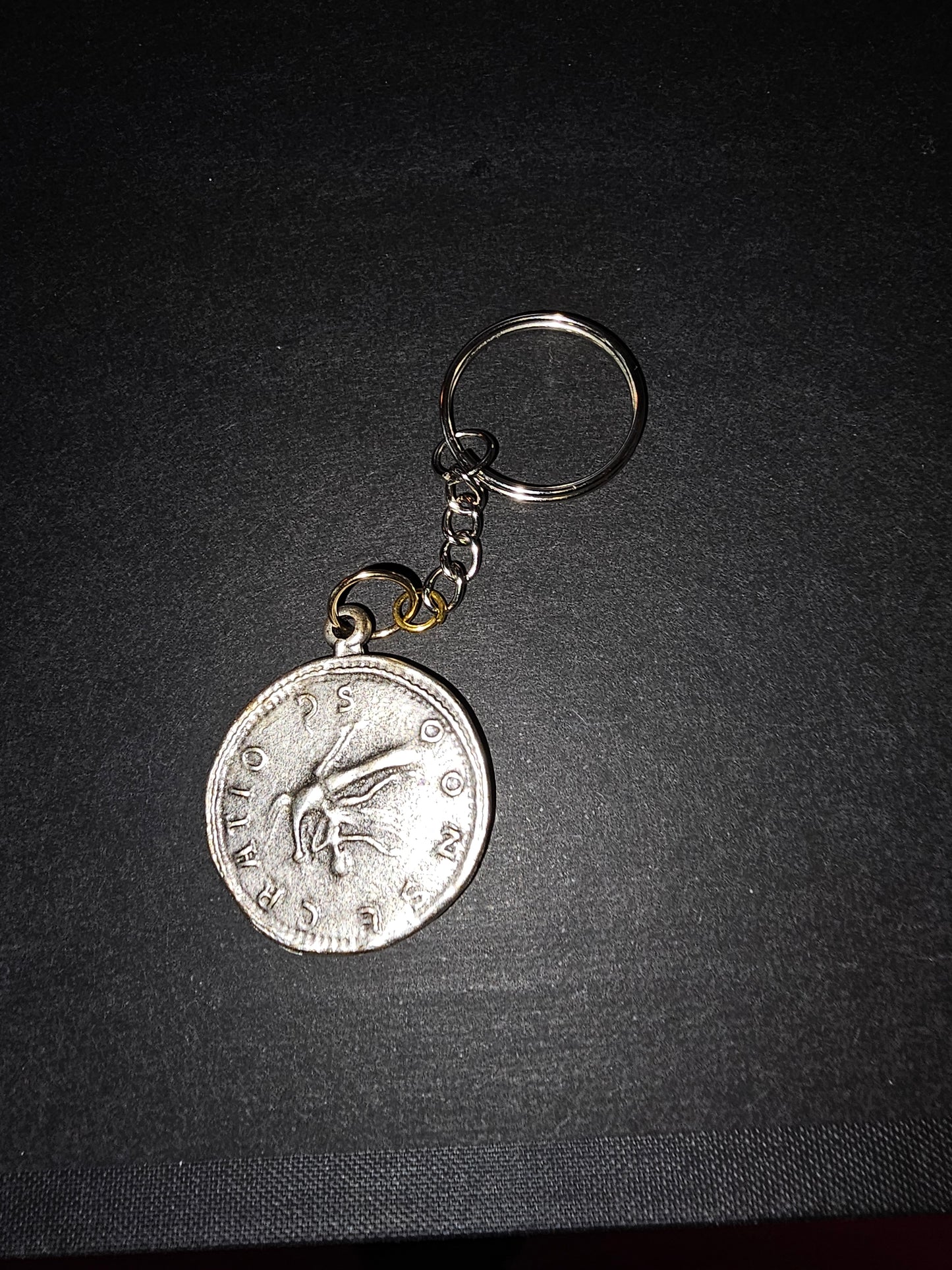 Greek pendant keychain