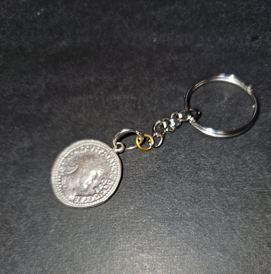 Roman pendant keychain
