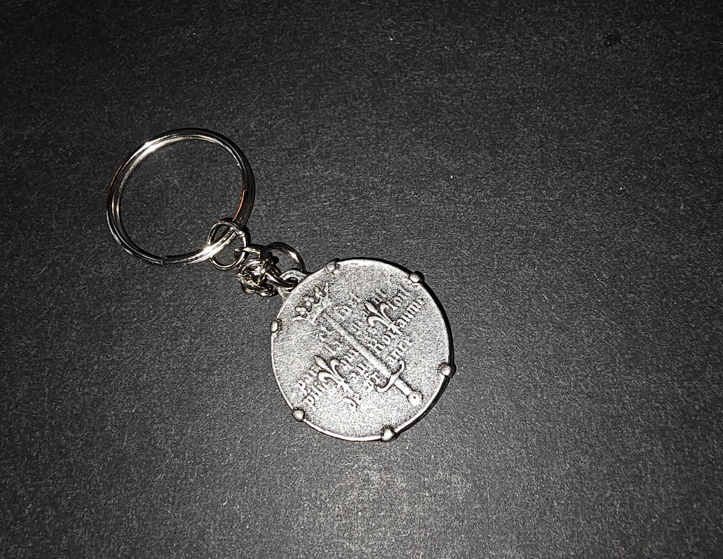 Joan of Arc pendant keychain