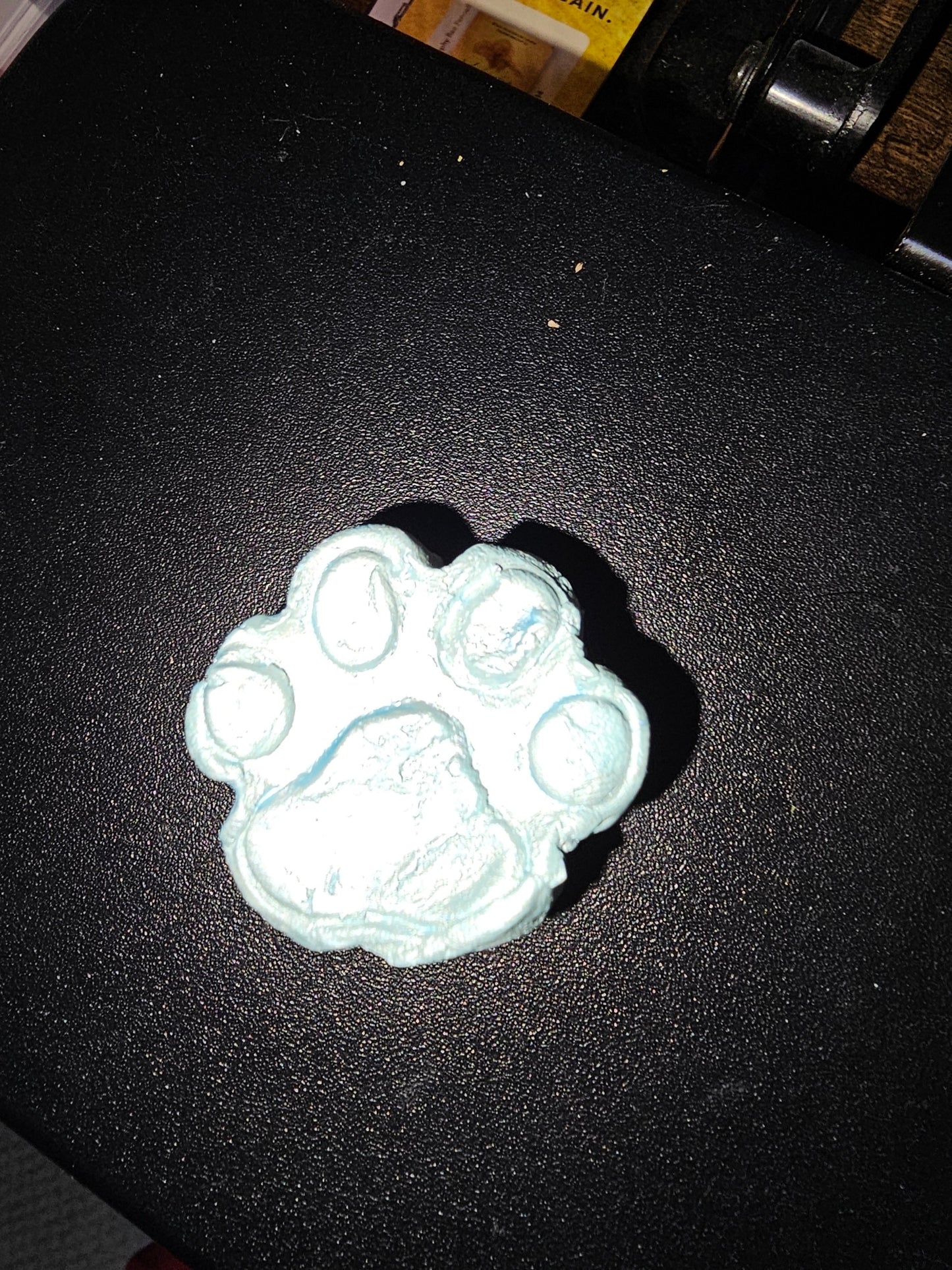 Paw print magnet