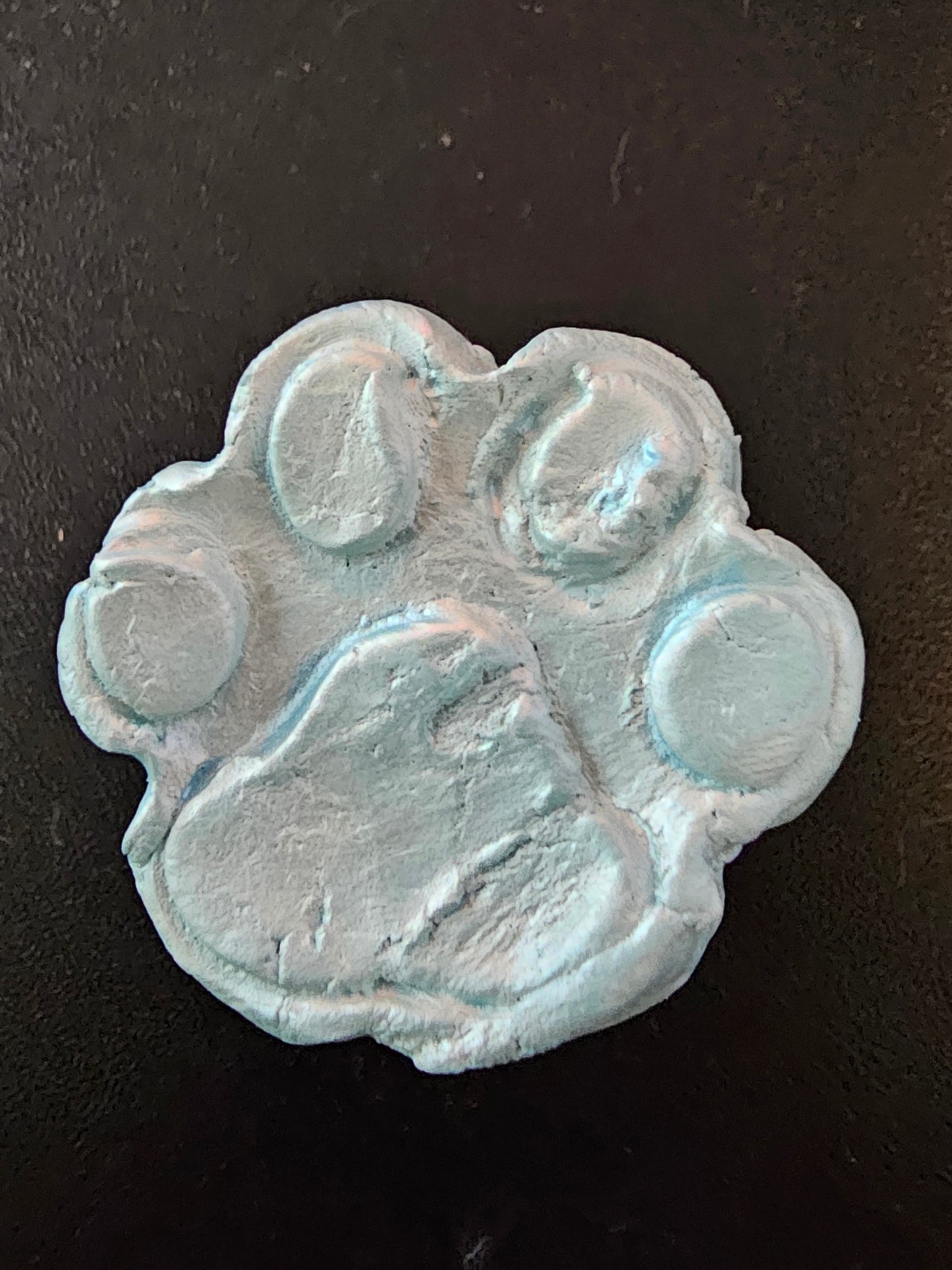 Paw print magnet