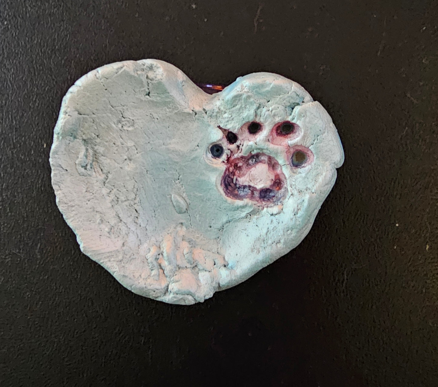 Heart with Paw print magnet
