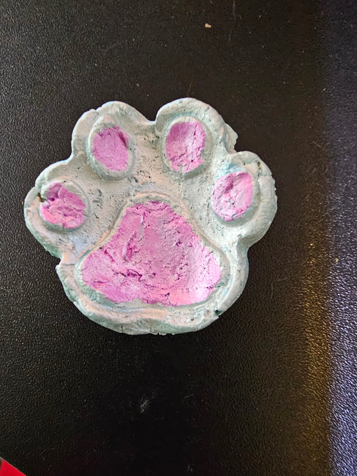 Paw print magnet