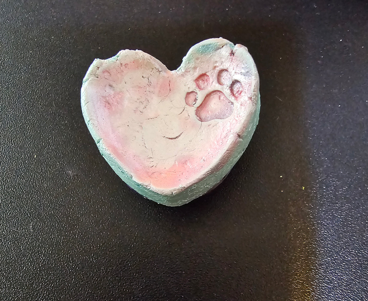 Heart with Paw print magnet
