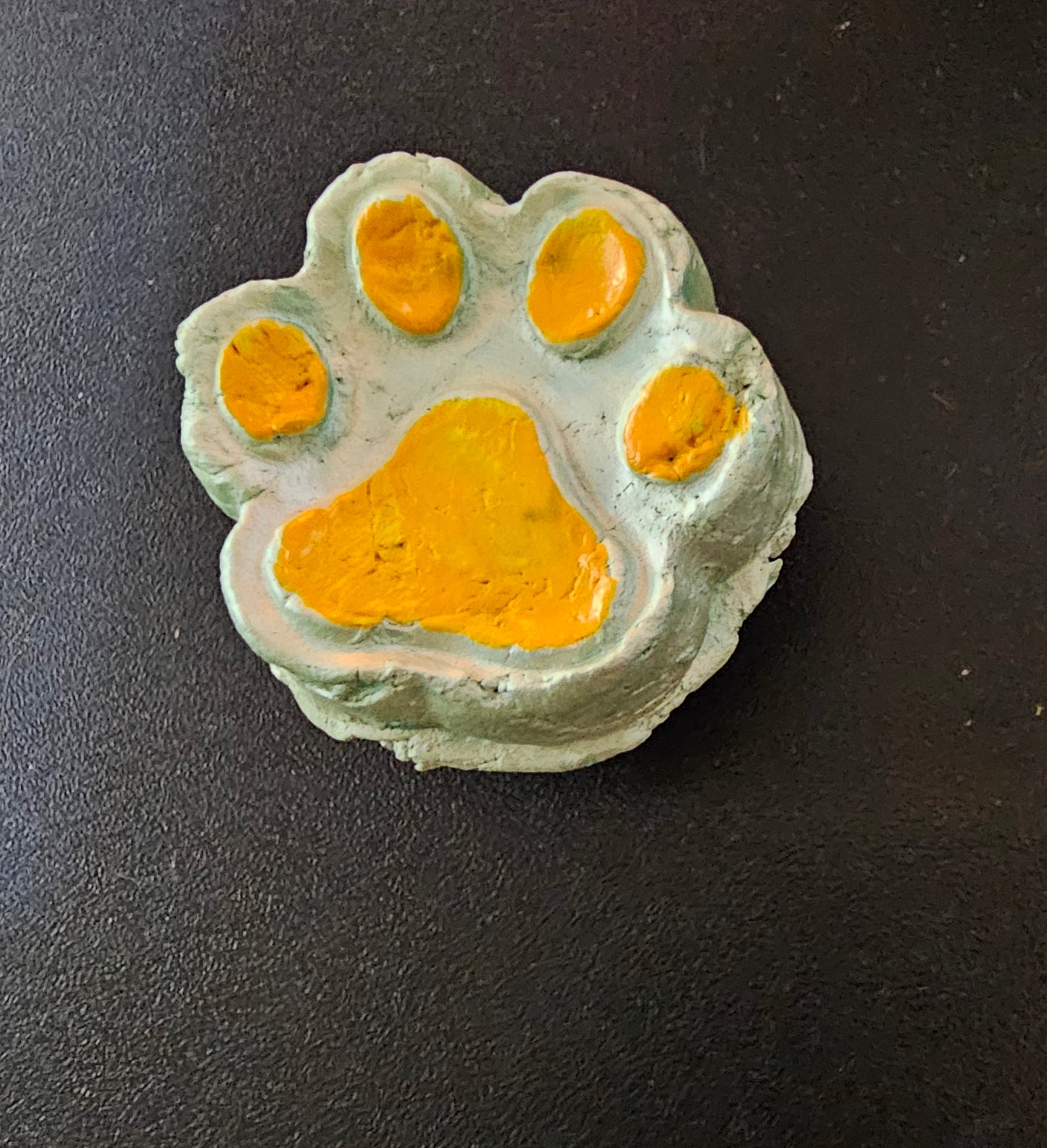Paw print magnet