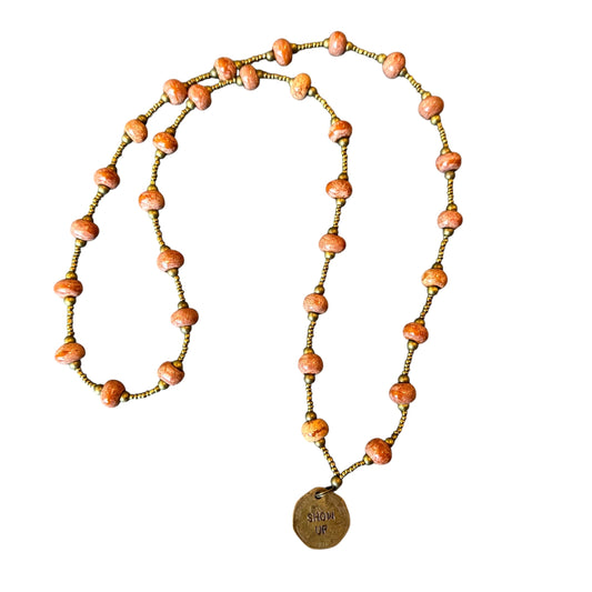 Show Up Coin Necklace