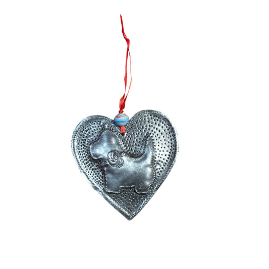 Dog Heart Ornament