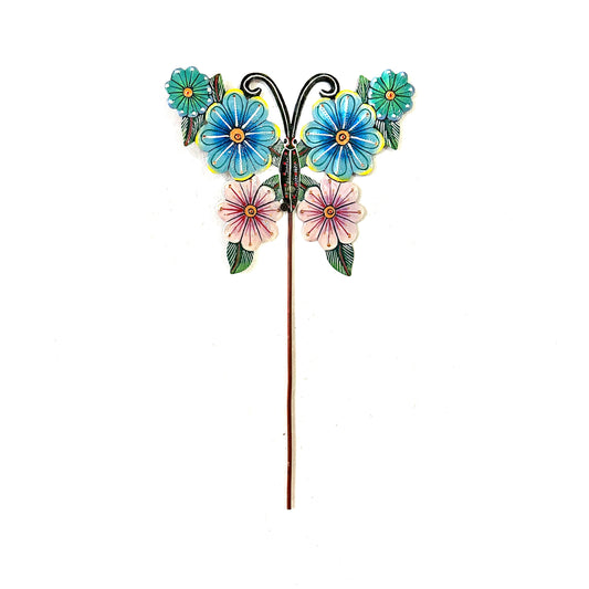 Butterfly Garden Stake- Flowers 3