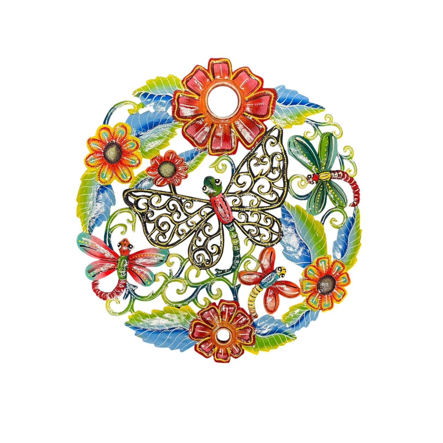 Butterfly Oil Drum Top Wall Art