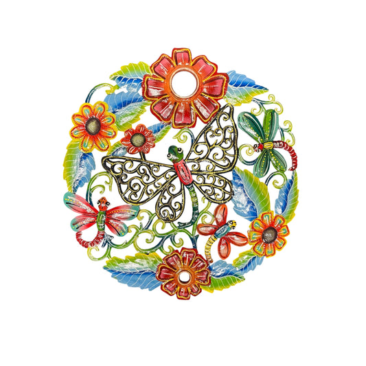 Butterfly Oil Drum Top Wall Art