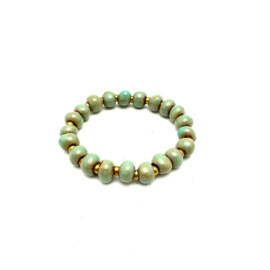*rare* Seafoam Ceramic Bracelet