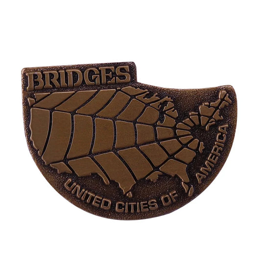 Death Stranding Bridges Enamel Pin Game Jewelry