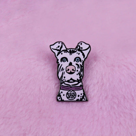 Isle of Dogs "Spots" Enamel Pin Wes Anderson Gift