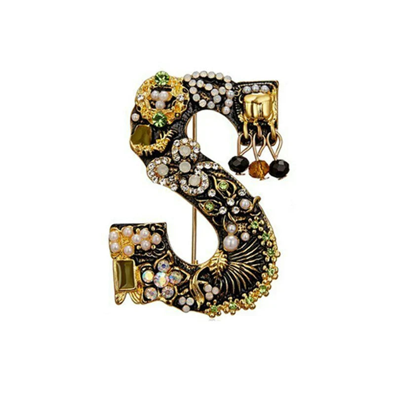 Elegant Pearl Gem Brooch Pin - Fashion Suit Coat Jewelry Gift