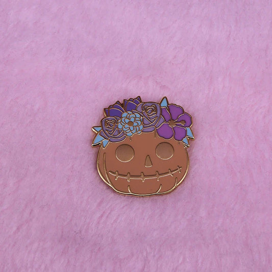 Halloween Pastel Goth Pumpkin Pin Accessory