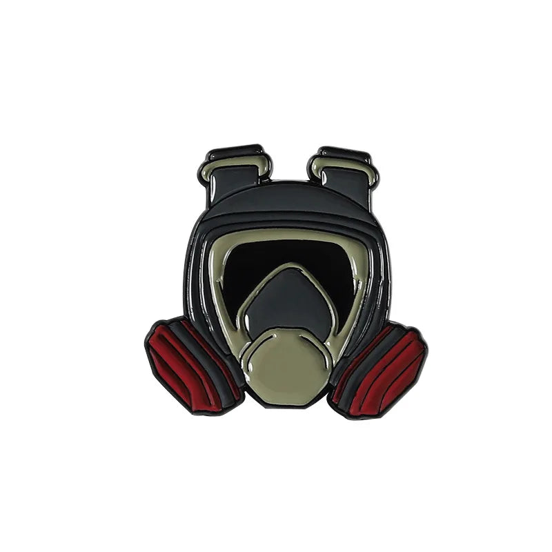 Wholesale Cartoon Enamel Lapel Pins Hornets Mask Brooch Station Wagon Badge Gift for Women Fans