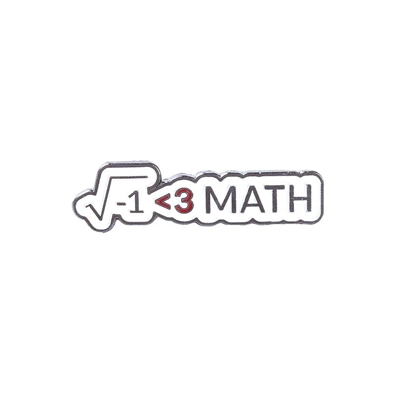Math Enamel Pin Funny Meme Brooch Pi Day Badge Teacher Student Gift