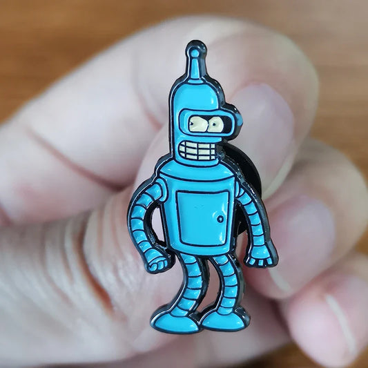 Bender Brooch Planet Express Badge Robot Decor