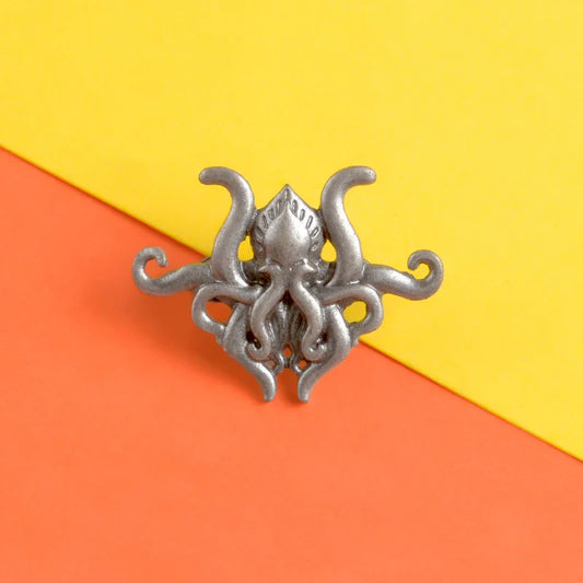 Cthulhu Metal Pin Octopus Brooch Lapel Jewelry Gift