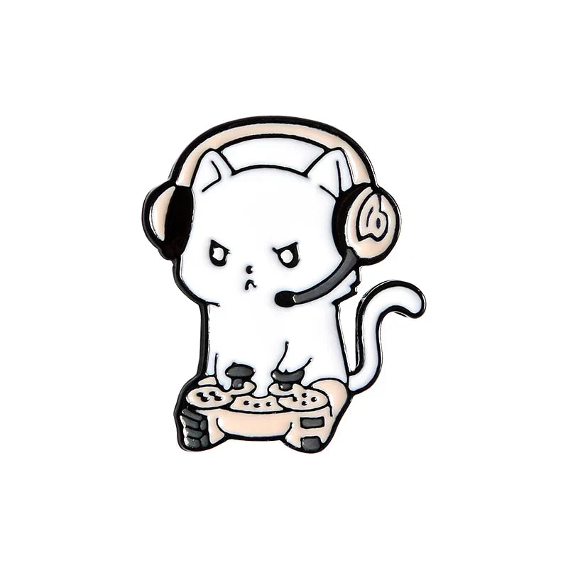Cute Rabbit Skeleton Enamel Pin Kawaii Bunny Brooch Lapel Badge Jewelry Gifts
