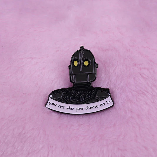 Iron Giant Lapel Pin Gift for Animated Movie Fans