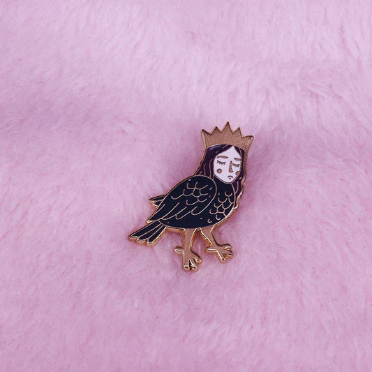 Alkonost Lapel Pin Mythology Gift