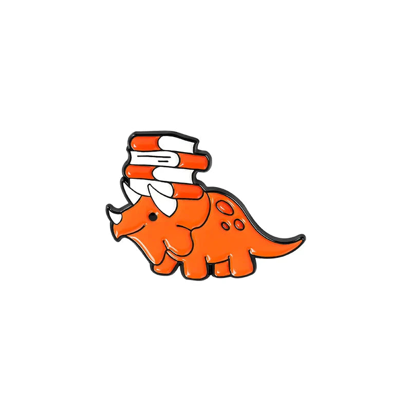 Cute Dinosaur Enamel Pin Kawaii Brooch Badge Jewelry Gift