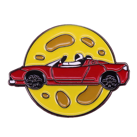 Tesla Space Roadster TV Show Science Decor