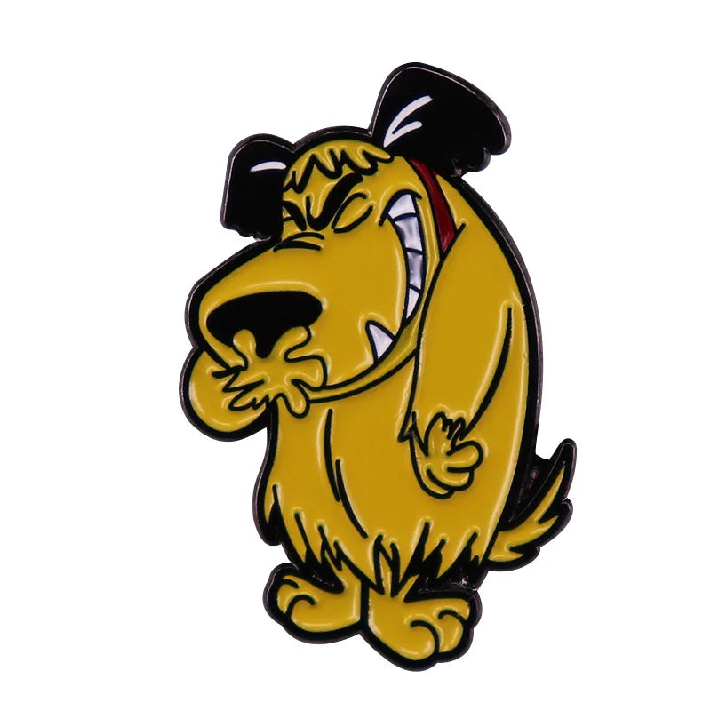 LT863 Manga Dog Enamel Pins Brooches Backpack Badge Lapel Jewelry Gifts