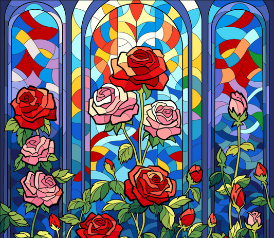 Roses on Glass